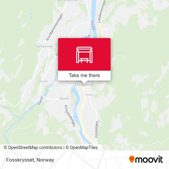 Fosskrysset map