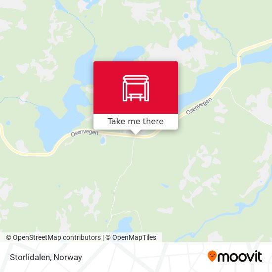 Storlidalen map