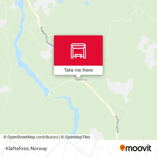 Kløftefoss map