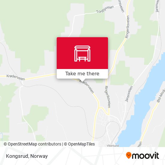 Kongsrud map