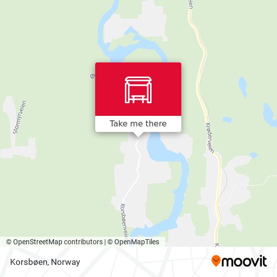 Korsbøen map