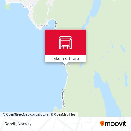 Rørvik map