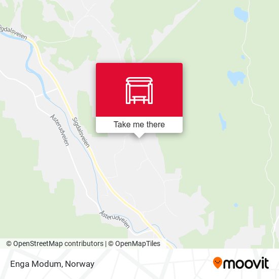 Enga Modum map