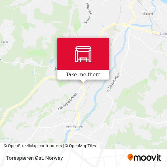 Torespæren Øst map