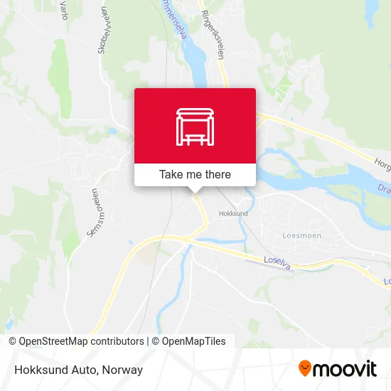 Hokksund Auto map