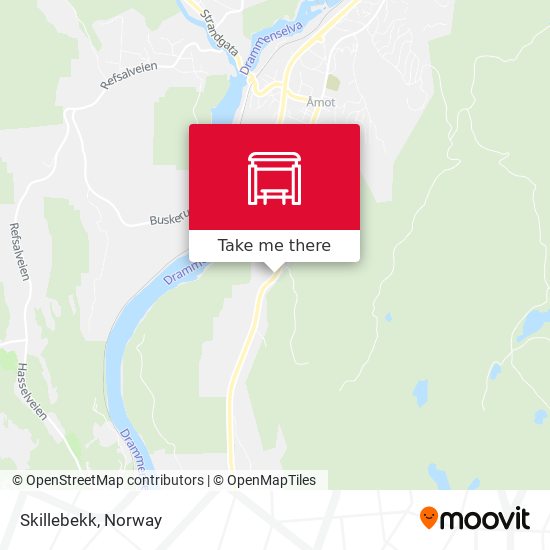 Skillebekk map