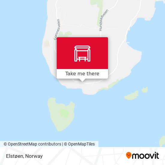 Elstøen map