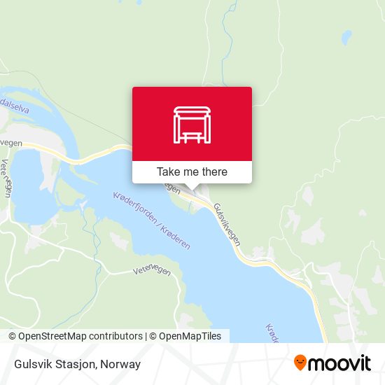 Gulsvik Stasjon map