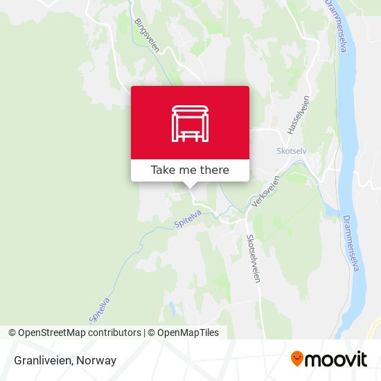 Granliveien map