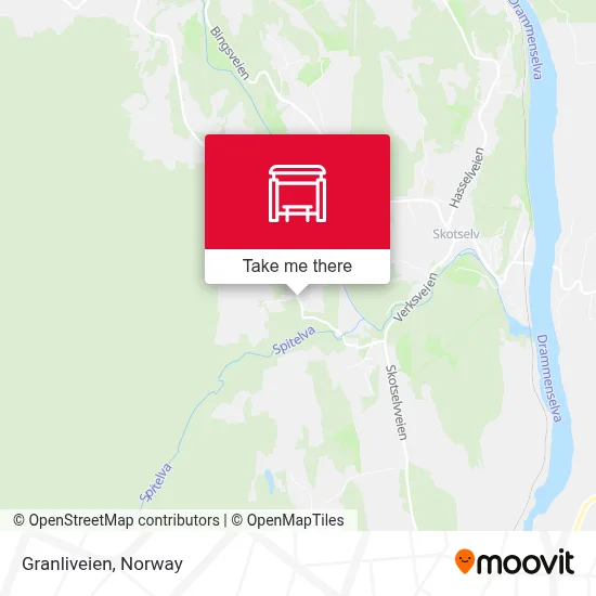 Granliveien map