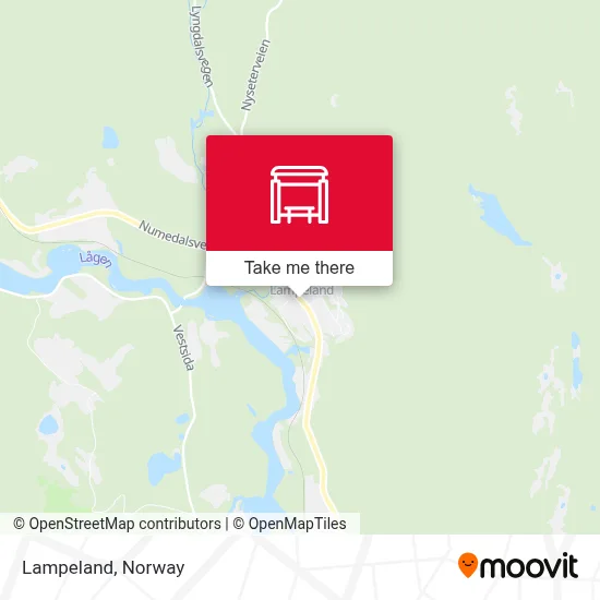 Lampeland map