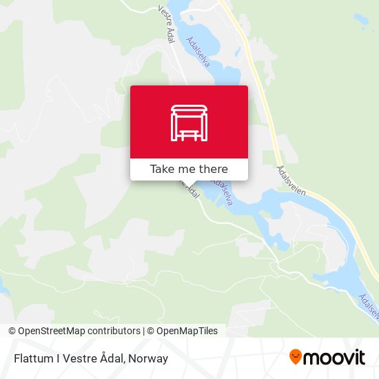 Flattum I Vestre Ådal map