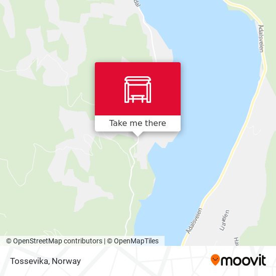 Tossevika map