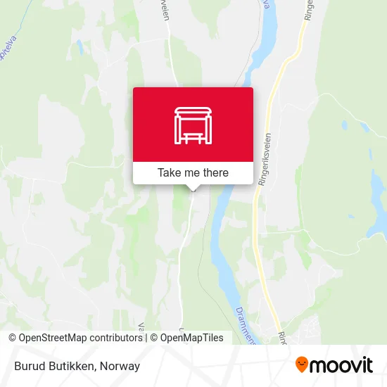 Burud Butikken map