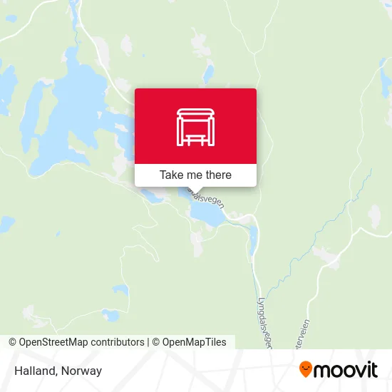 Halland map