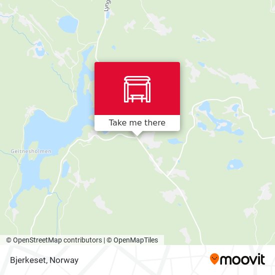 Bjerkeset map