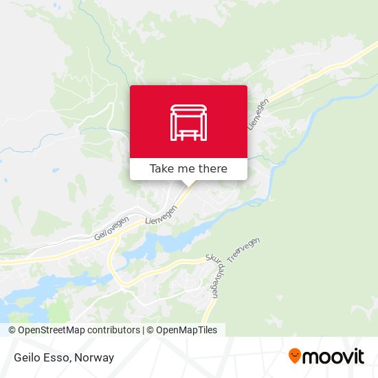 Geilo Esso map