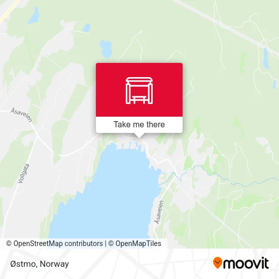 Østmo map