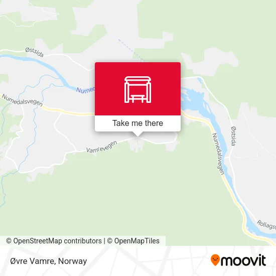 Øvre Vamre map