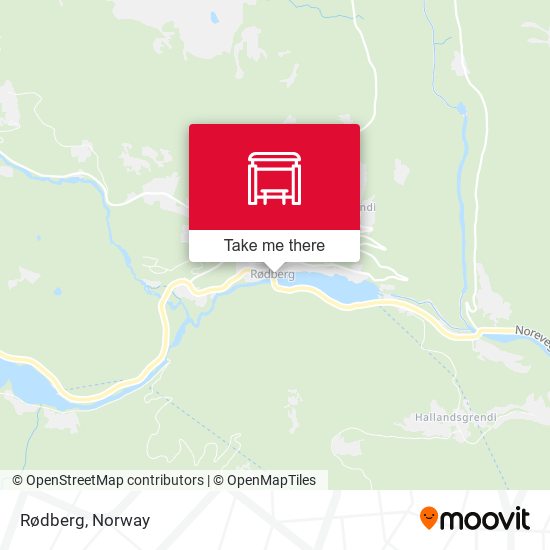 Rødberg map