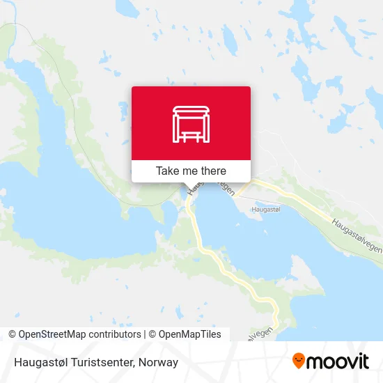 Haugastøl Turistsenter map