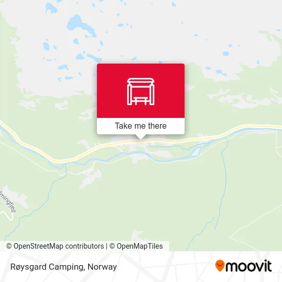 Røysgard Camping map