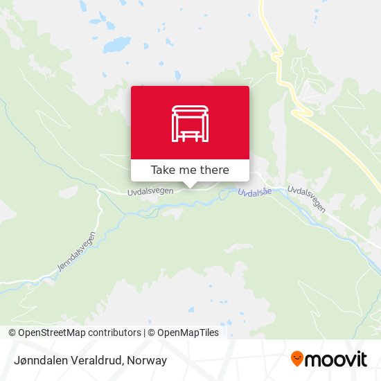 Jønndalen Veraldrud map