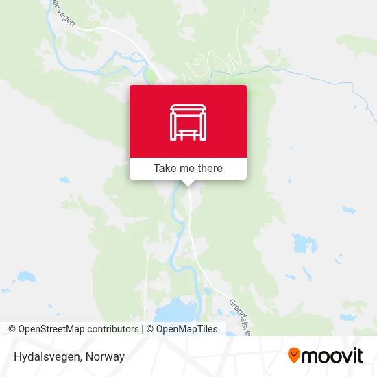 Hydalsvegen map