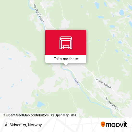 Ål Skisenter map