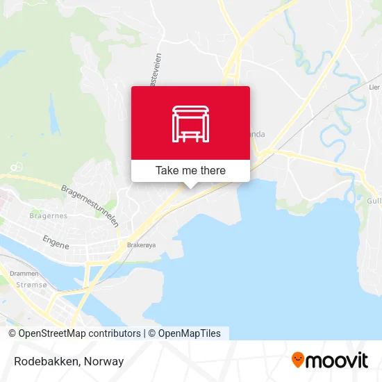 Rodebakken map