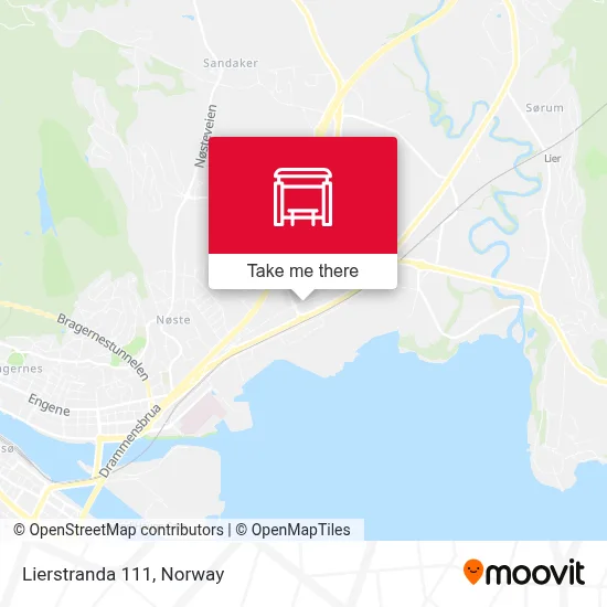 Lierstranda 111 map