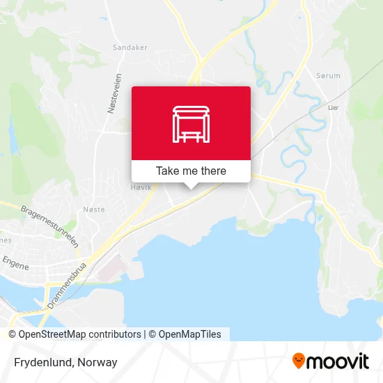 Frydenlund map