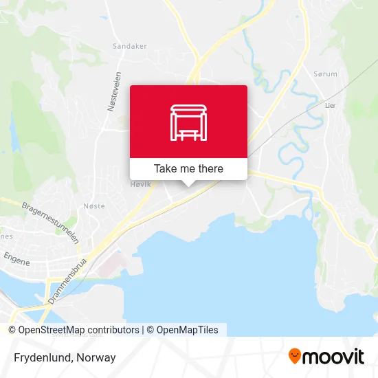 Frydenlund map