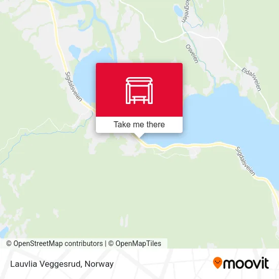 Lauvlia Veggesrud map