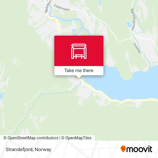 Strandefjord map