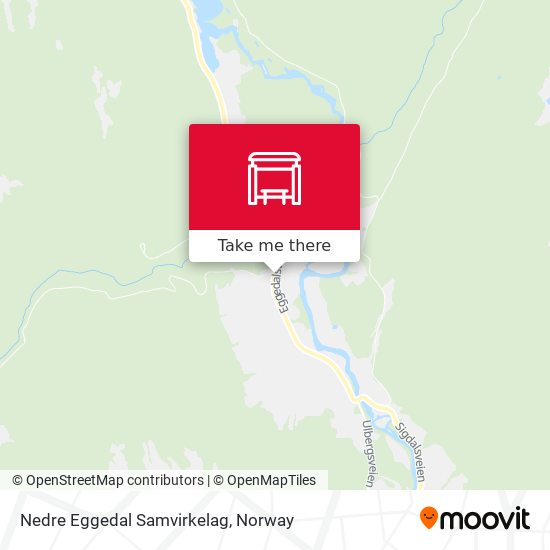 Nedre Eggedal Samvirkelag map