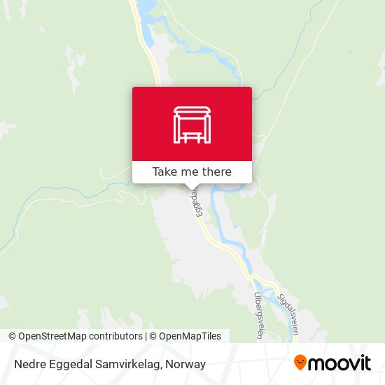 Nedre Eggedal Samvirkelag map