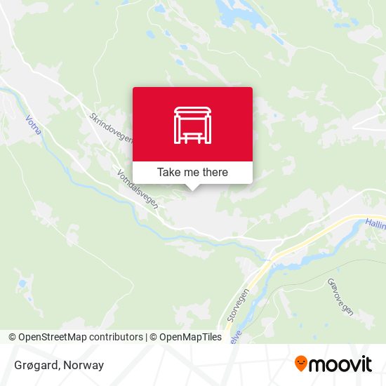 Grøgard map