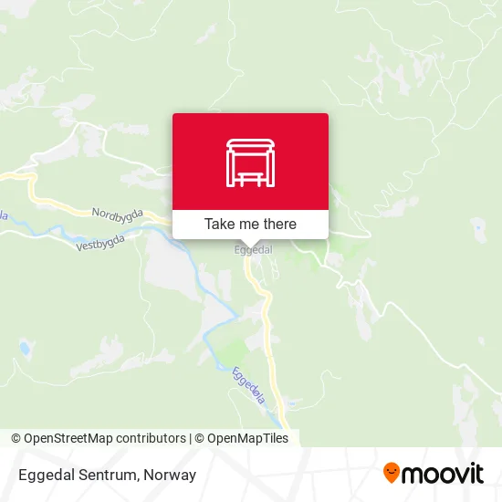 Eggedal Sentrum map