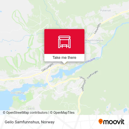 Geilo Samfunnshus map