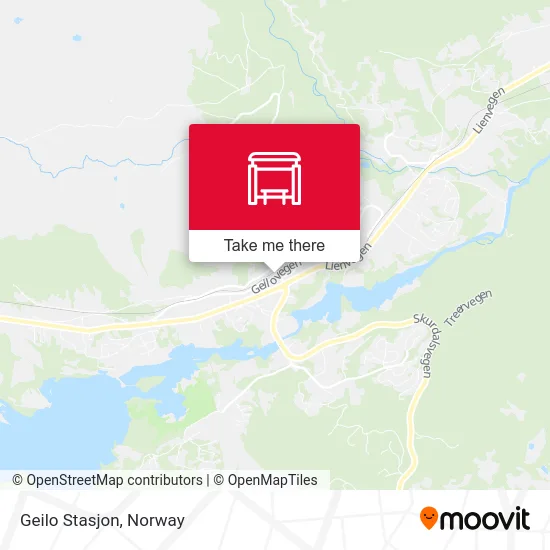 Geilo Stasjon map