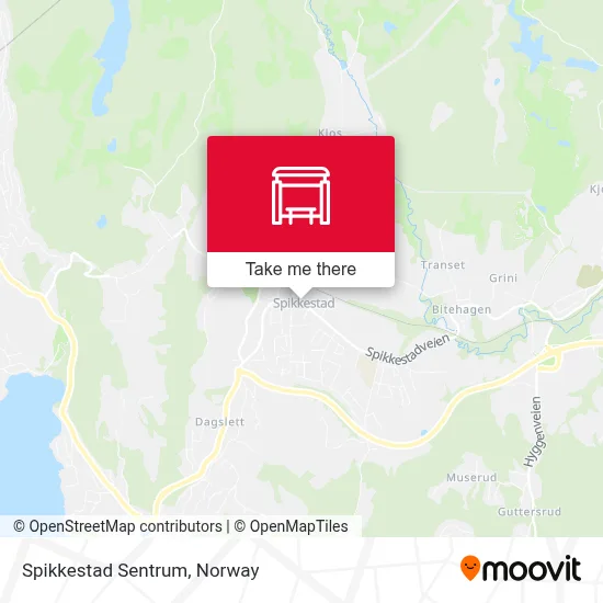 Spikkestad Sentrum map