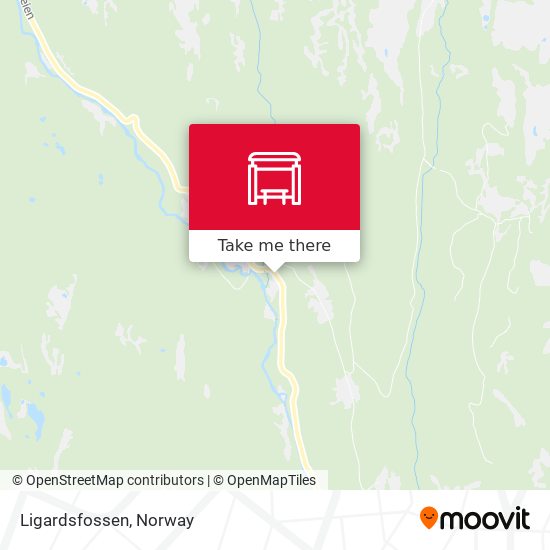 Ligardsfossen map