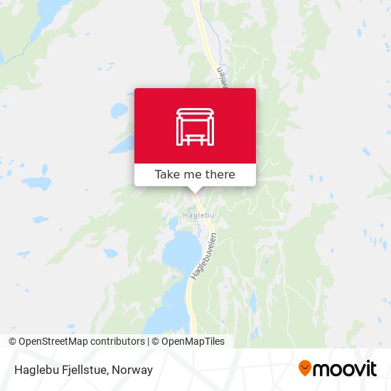 Haglebu Fjellstue map