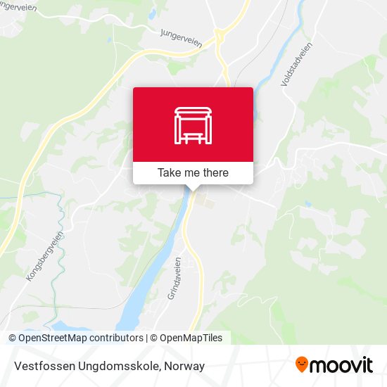 Vestfossen Ungdomsskole map