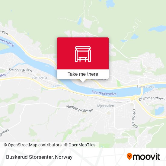 Buskerud Storsenter map