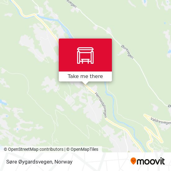 Søre Øygardsvegen map