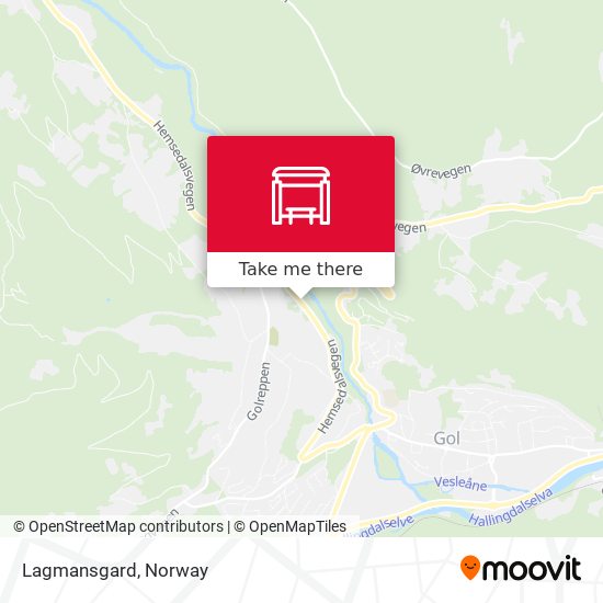 Lagmansgard map