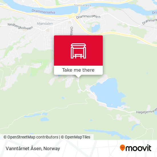 Vanntårnet Åsen map