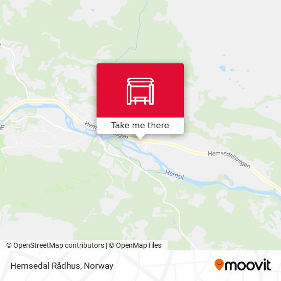Hemsedal Rådhus map